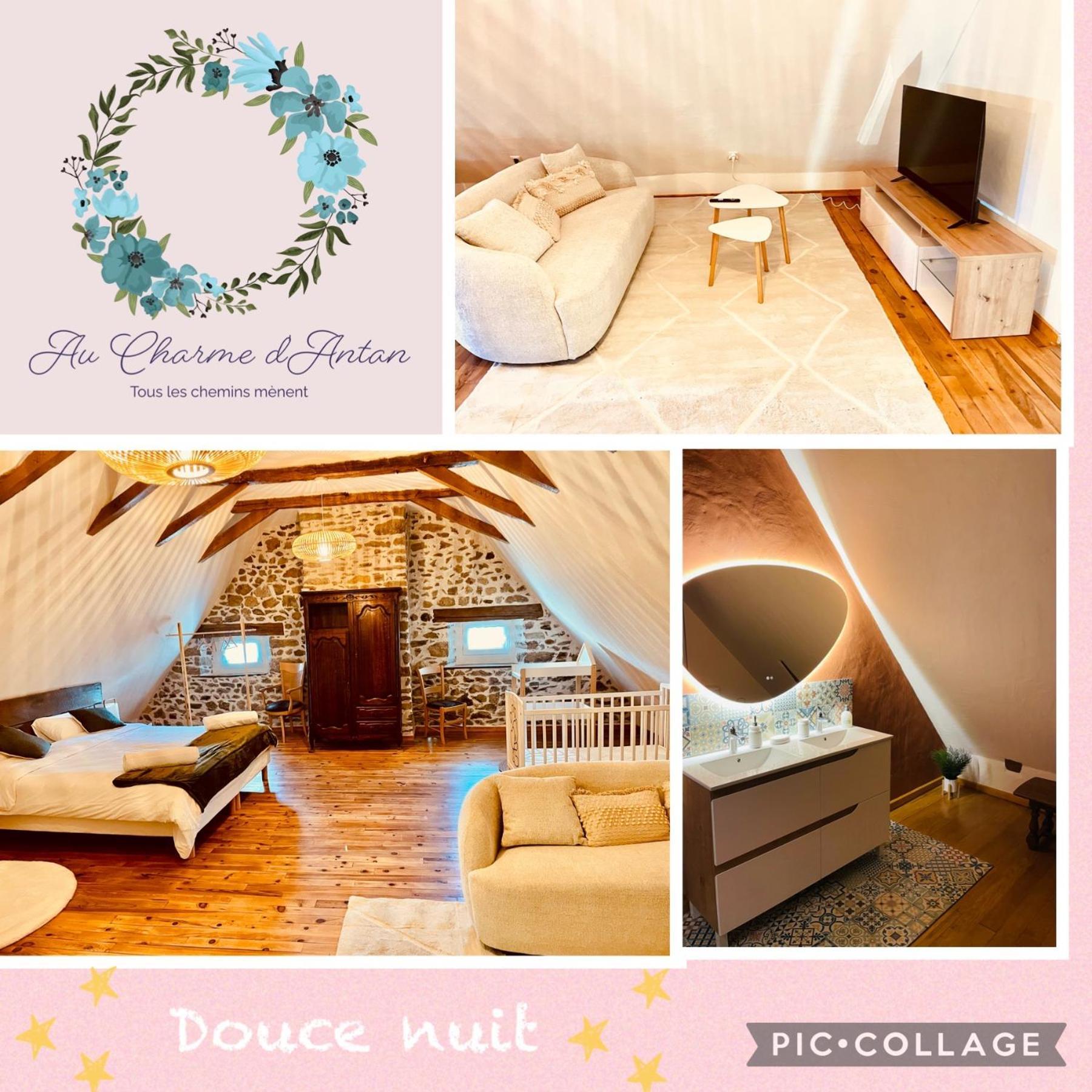 Au Charme D Antan Thalamy Villa Kültér fotó